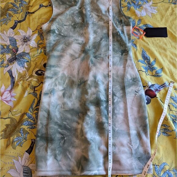 C'EST toi black label body con multi colored mini dress sz l nwt - Picture 5 of 5